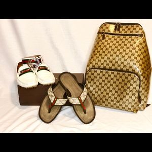 Gucci Backpack!

Backpack(179606 525040) $350